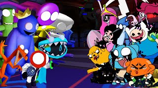 New Rainbow Friends vs Pibby Corrupted  Friends To Your End (Come Learn With Pibby x FNF Mod)