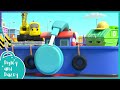 🚧 Mrs. Skip Gets Stuck on a Boat 🚜 - DIGLEY AND DAZEY | Construction Truck Songs/Cartoons for Kids