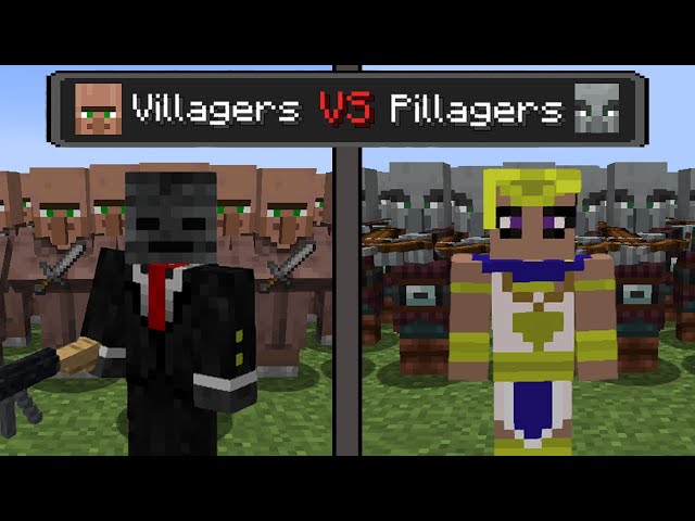 The Story of Minecraft's Villager WAR.. class=