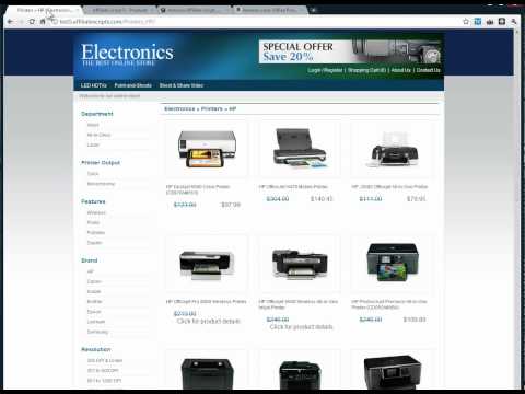 Amazon Affiliate Program Script X Demo