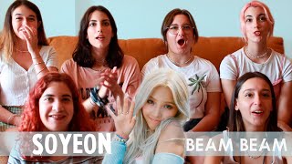 전소연(JEON SOYEON) - '삠삠 (BEAM BEAM)' Official MV | Spanish college students REACTION (ENG SUB)