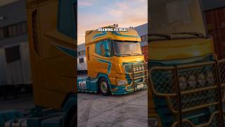 My Custom Truck #coloringbook 🎨 🚛 From sketch to realistic rendering #daf #truck #truckdriver