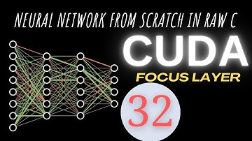 Neural Network From Scratch [32] CUDA Focus Layers