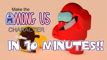 Among Us Character in CINEMA 4D modelling| (Intermediate)| 2020