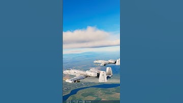 A10 Warthog Attacking Tanks #shorts