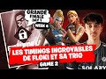 LES TIMINGS INCROYABLES DE FLOKI ET SA TRIO ► FNCS GRANDE FINALE [DAY1] - GAME 2