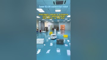 Autonomous obstacle avoidance handling AGV/AMR  #agv #robot #amr#warehouse #warehouseautomation
