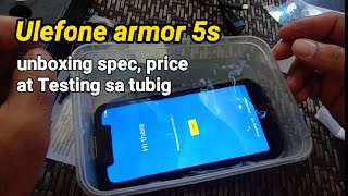 Ulefone armor 5s unboxing and water submerged test