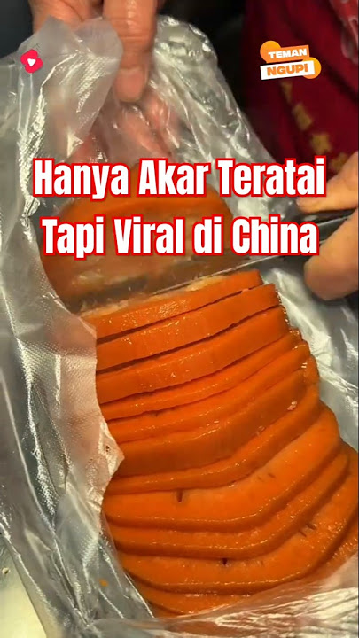 AKAR TERATAI bisa dimakan?? GILA!#food #fypyoutube #streetfood #genzfoodie