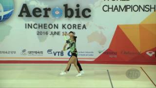 Japan 2 Jpn - 2016 Aerobic Worlds, Incheon Kor - Qualifications Mixed Pair