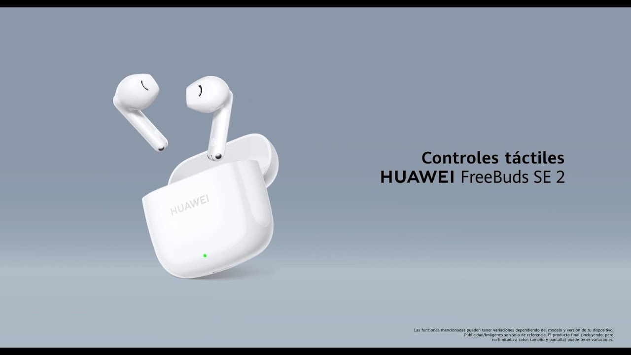 Conoce los controles táctiles de HUAWEI FreeBuds SE 2 