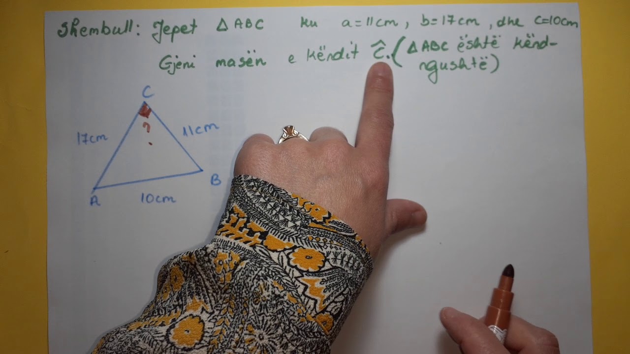 TEOREMA E KOSINUSIT - MATEMATIKA 12