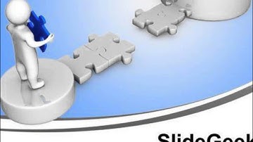 3d man with creativity puzzle business powerpoint templates ppt background for slides 1112