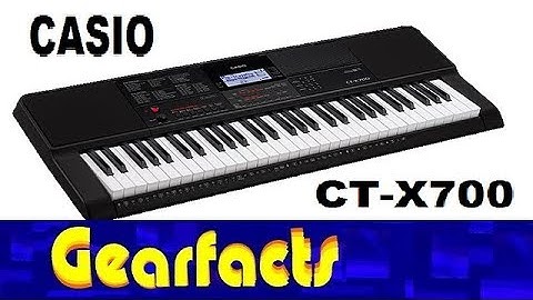 Casio CT-X700 demo with tips and tricks