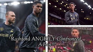 Man Utd Star Rashford Confronts Fan in Heated Argument at Old Trafford!!!