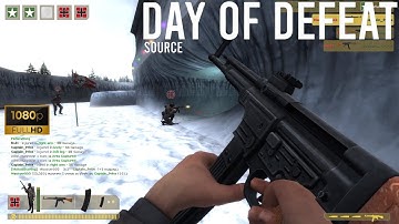 Day of Defeat Source (2023) - dod_icecaverns (25-7) - Gameplay (PC HD) [1080p60FPS]