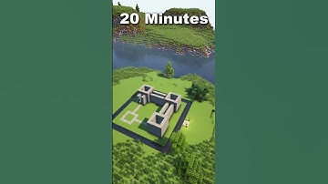 A small minecraft castle base idea #shorts