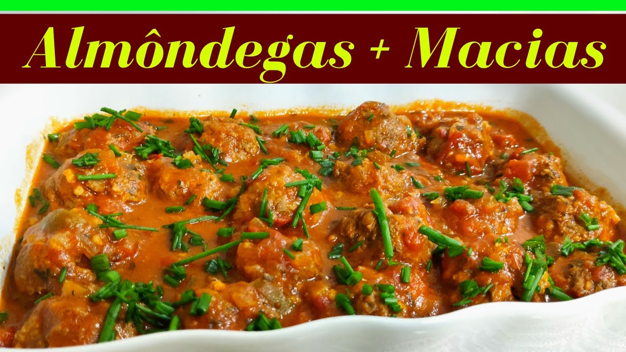 COMO FAZER ALMÔNDEGAS MAIS MACIAS - YouTube