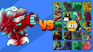 ULTIMATE METEOR EMPEROR GATLING SHOOTER VS ALL ZOMBIES X10 | PVZ