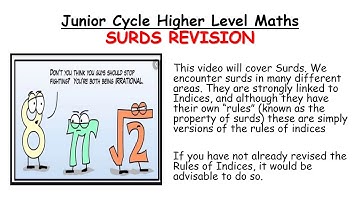 JCHL Revision - Surds