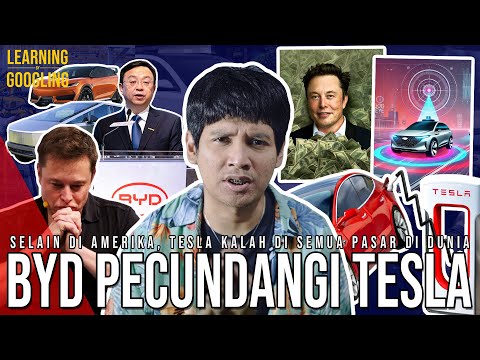 BYD BANTAI TESLA?! Penjualan Anjlok, Saham Turun! Elon Musk Panik? | Learning By Googling