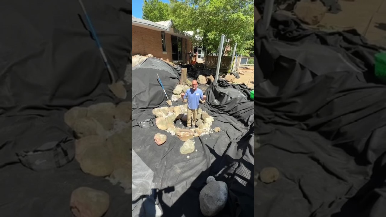 Here's the process of us making this amazing water feature for the Kalamazoo Nature Center!