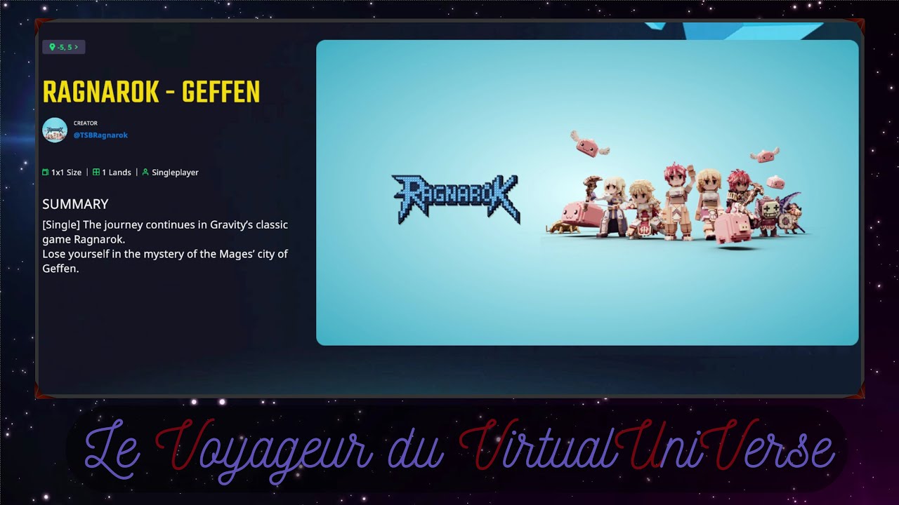 PRESENTATION - Ragnarok : Geffen - The Sandbox - YouTube