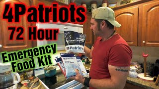 72 Hour Emergency Food Kit From 4Patriots Review