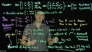 Vandermonde Matrices