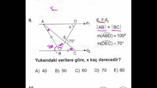 Açılar Ve Üçgenler 9