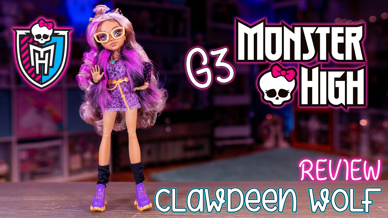 Monster High Doll - Clawdeen Wolf - Grey with Blue Hair - wide 4
