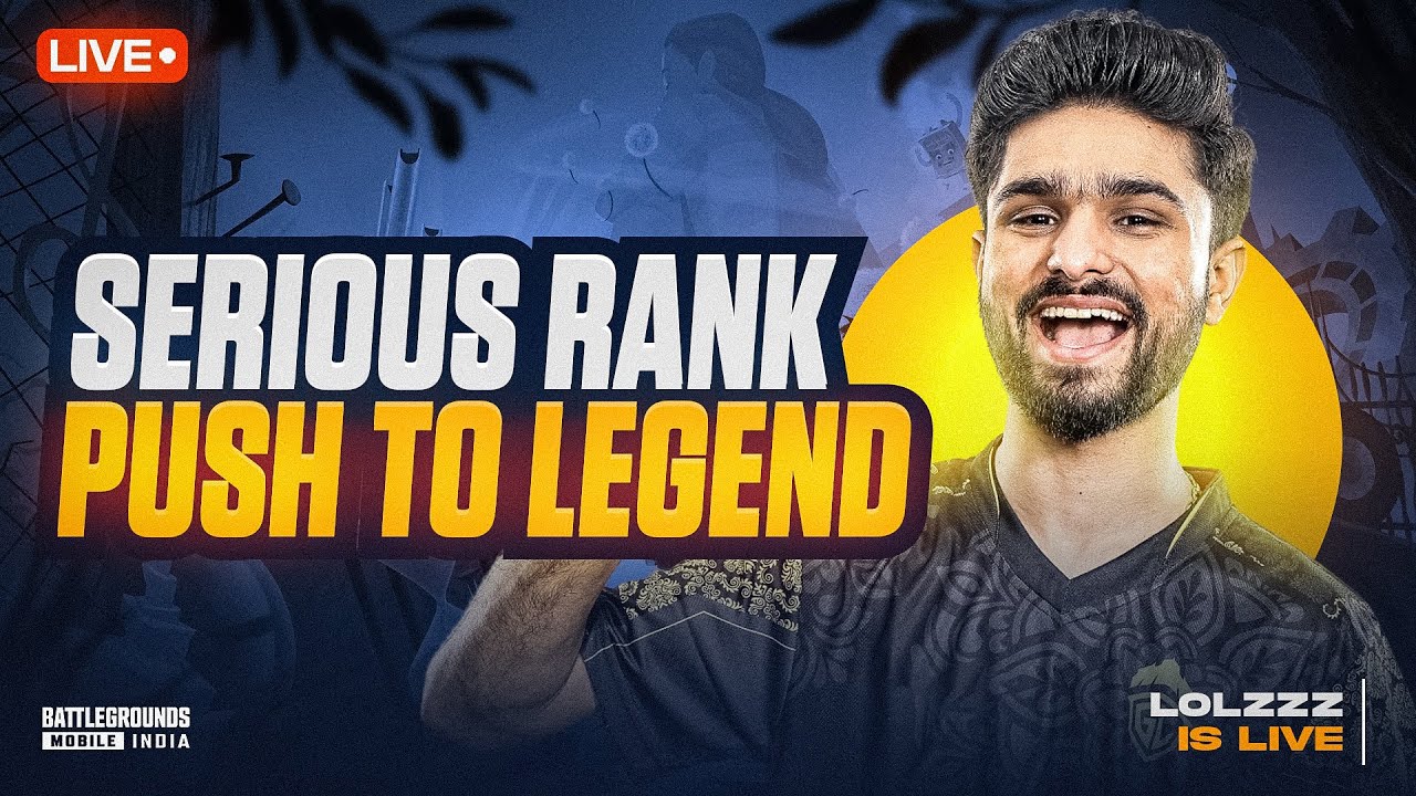 SERIOUS RANK PUSH TO LEGEND | ULTIMATE ROYALE OR WHAT | BGMI LIVE