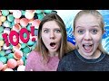 100 Bath Bomb Challenge WINNER Gets $$$$ || Taylor & Vanessa