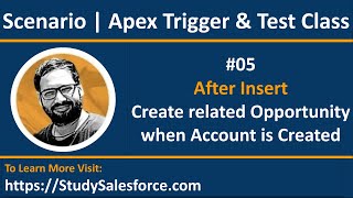 05 Trigger & Test Class Scenario | After Insert | Create related opportunity on Account Creation