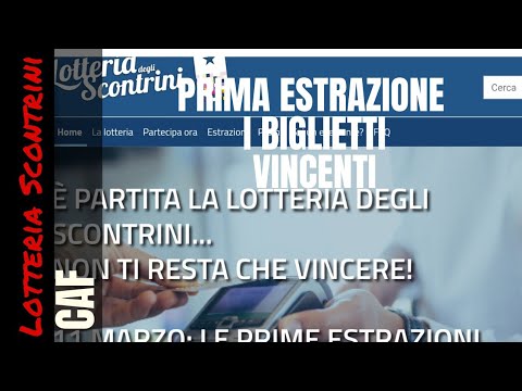 Lotteria Scontrini Pima Estrazione, Verificare i Biglietti Vincenti da 100.000€ nell' Area Riservata