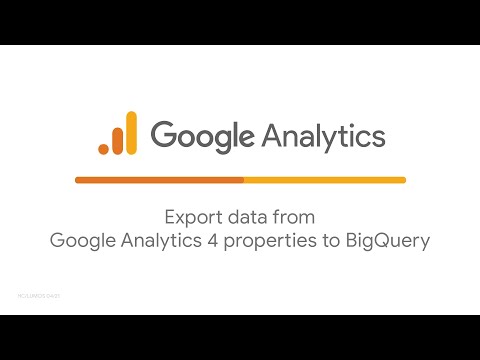 Export data from Google Analytics 4 properties to BigQuery