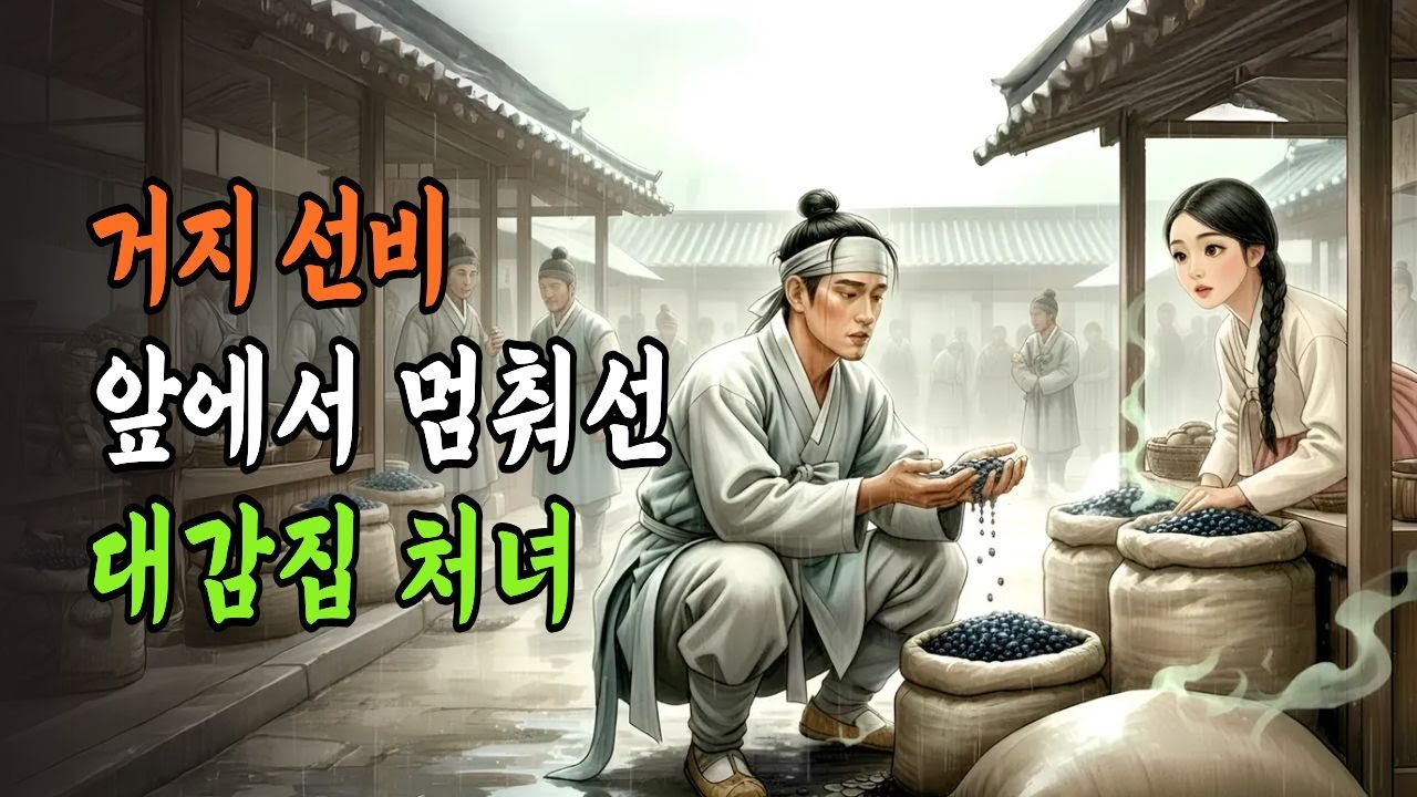 모두가 말린 혼인, 거지 선비 앞에서 멈춰 선 대감집 처녀 | 야담•민담•신화•설화•전설•옛날이야기