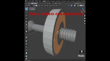 Dumbbell in 60 seconds #shorts #blender #blender3d #b3d #3dmodeling #youtubeshorts