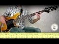 Michael jackson  billie jean bass cover with tabs