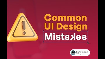5 Common UI Mistakes That Will Ruin Your Design (Part 1)