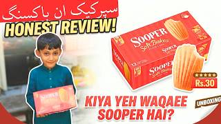 Sooper Soft Bakes Cake Unboxing & Review | Only Rs. 30 | Ali Sajid Unboxing screenshot 1