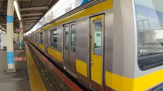 8Kワイド動画🚃中央・総武線B14編成E231系0番台🚃各駅停車 三鷹 行き🚃💨