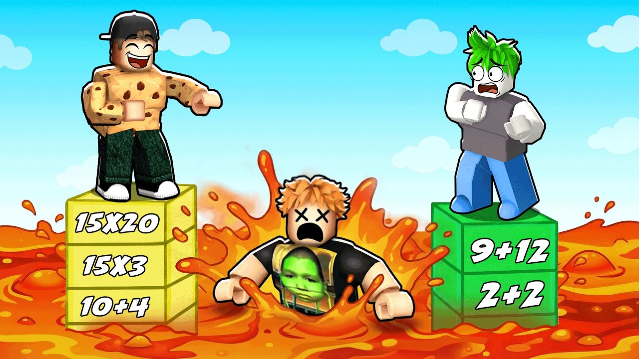 This Roblox Game Forced Us To Solve Math Or DIE!