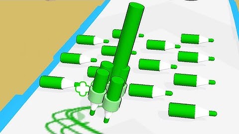 Crayon Rush 3D - All Levels Gameplay Android, iOS