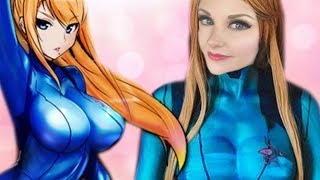 Samus Aran (Metroid): The Story You Never Knew Amiibo Hunting in latex Cosplay | Screen Team