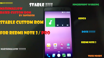REDMI NOTE 3 STABLE| CUSTOM ROM| CM13 |MARSHMALLOW | SD650 | KENZO