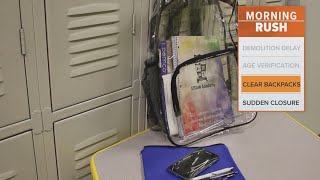 Dallas ISD announces it will require clear backpacks again