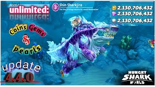 HOW TO GET (UNLIMITED COINS, GEMS & PEARLS) IN HUNGRY SHARK WORLD MOD 4.4.0 screenshot 2