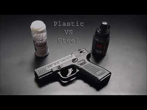 Plastic bb&rsquo;s VS Steel bb&rsquo;s - Hard surface shooting test