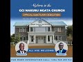 GOSPEL CENTRES INTERNATIONAL NGATA OFFICIAL SANCTUARY DEDICATION GOSPEL CENTRES INTERNATIONAL NGATA OFFICIAL SANCTUARY DEDICATION